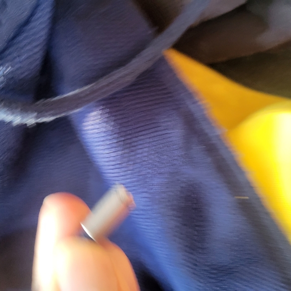 Gucci Color Block Zip-Up Hoodie with Mustard Sleeves and Red Stripe - Picture 9 of 9